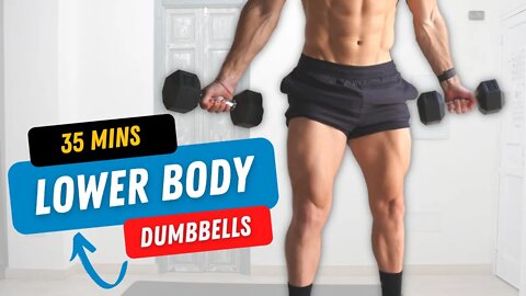 35 MIN EPIC LEG DAY | Dumbbells | Complete Lower Body Muscle Burn!