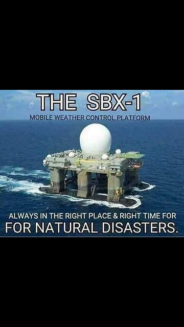 SBX-1 MOBILE WEATHER PLATFORM