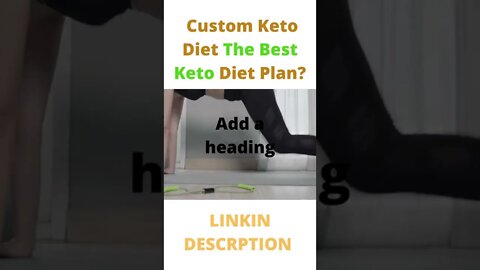 Custom keto diet plan #shorts