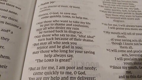 Psalm 70 NIV