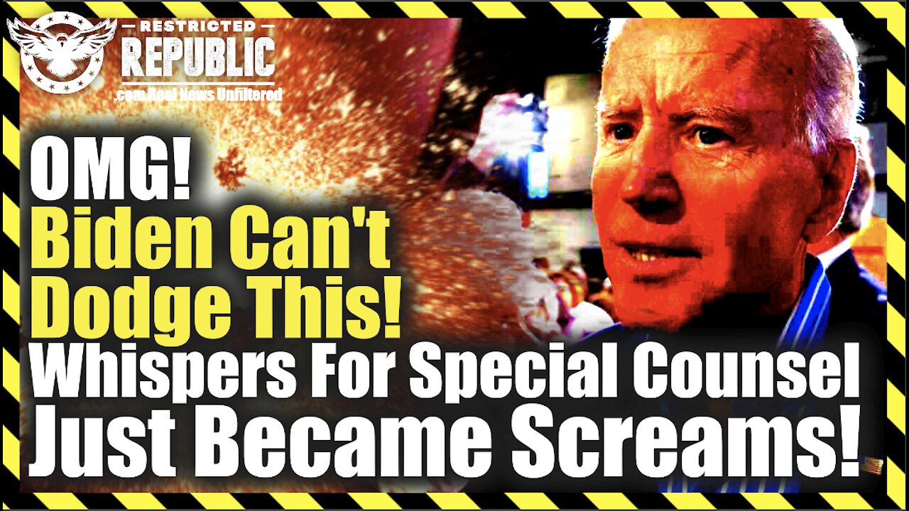 OMG! Biden Can’t Dodge This – Whispers For Special Counsel Now Becomes Screams!