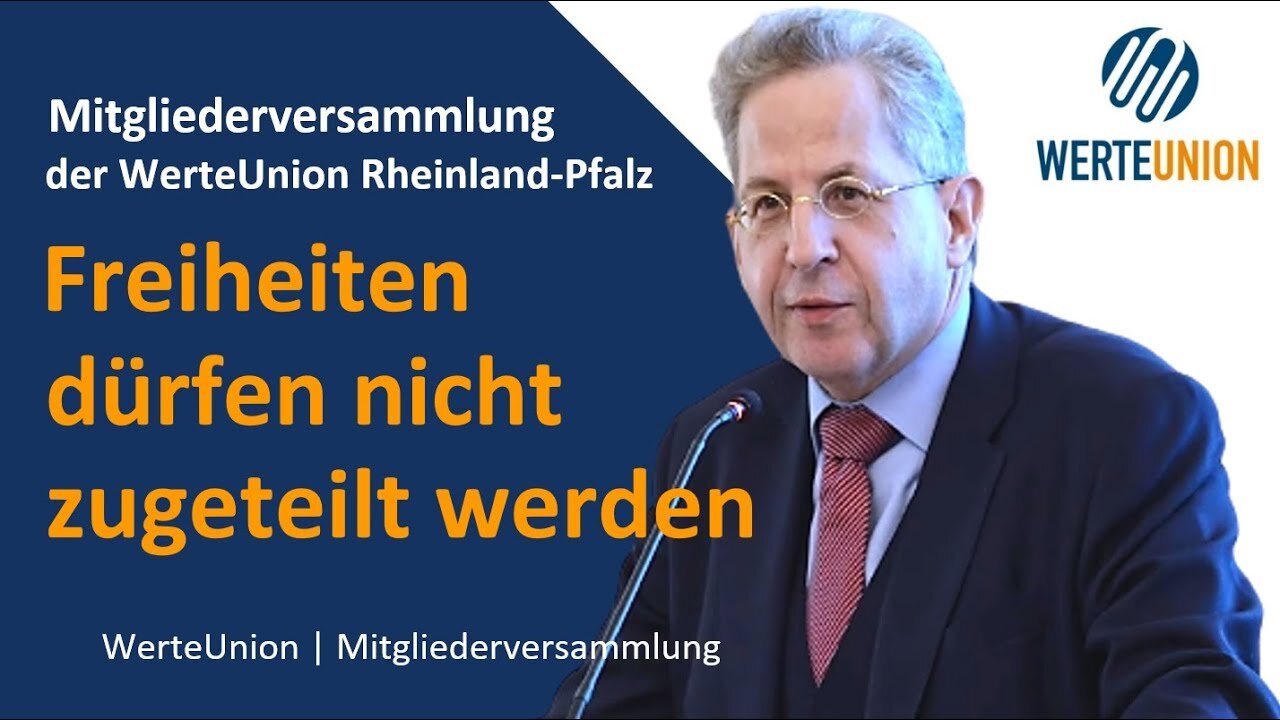 Hans-Georg Maaßen: Grundrechte sind Abwehrrechte gegenüber dem Staat@WerteUnion🙈