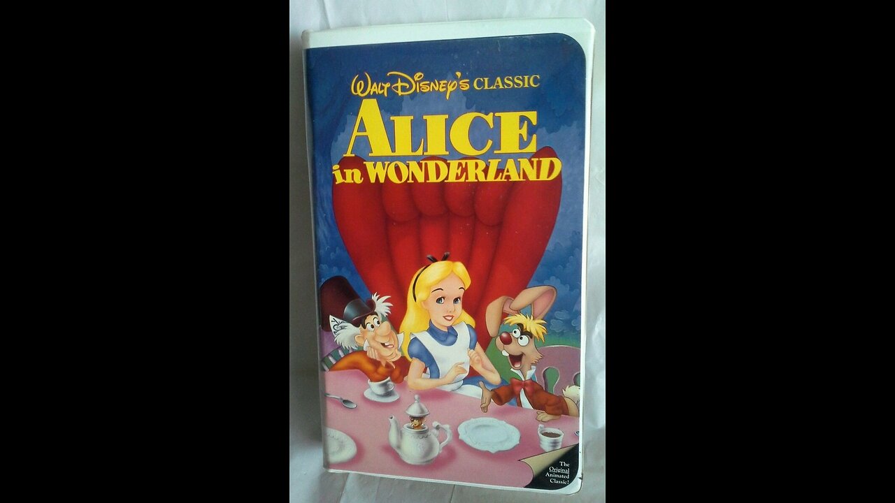 Opening to Alice in Wonderland (1951) 1994 Re-issue