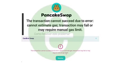 Dica - cannot estimate gas; transaction may fail or may require manual gas limit.