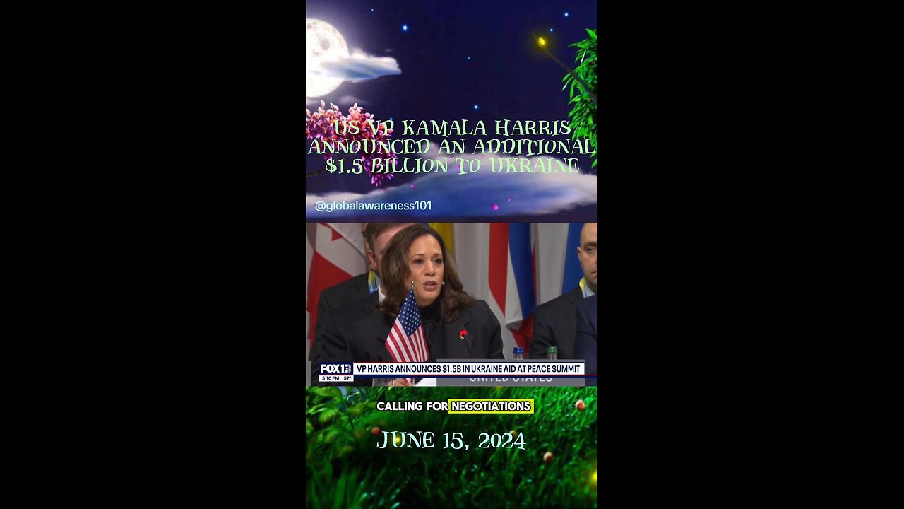 US VP Kamala Harris Announced Additional $1.5 BILLION To Ukraine