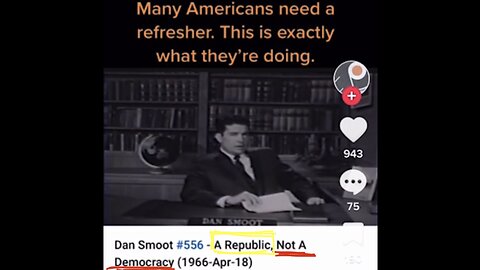 A Republic, Not A Democracy! Dan Smoot 1966