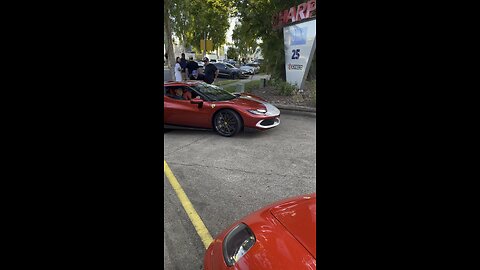 Ferrari at Cars and Coffee Brisbane