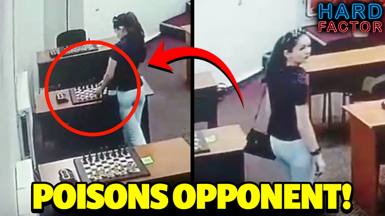 Russian Chess Player Caught On Camera Trying To Poison Her Rival!