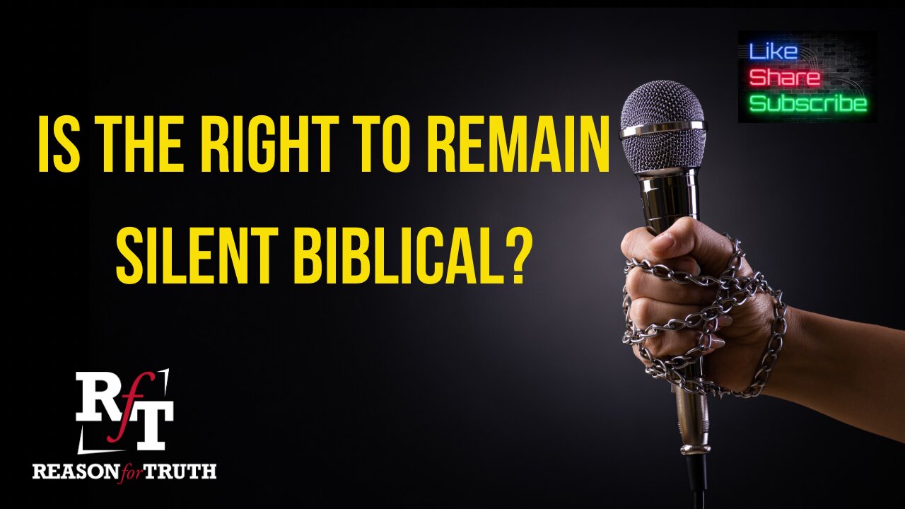 Is The Right To Remain Silent Biblical?