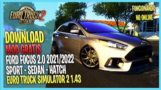 ▶️ETS2 Ford Focus 2021 EURO TRUCK SIMULATOR 2 1.43