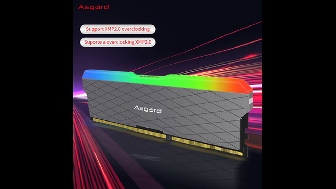 🌈 Unleash Your Desktop's Power! 🚀 Asgard W2 RGB RAM DDR4 🌟 16GBx2 3200MHz 🎮 PC4-25600 🔥 Dual Channel