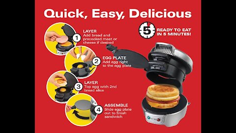 Breakfast Hamburger Maker Sandwich Maker Machine Quick Convenient Home Appliance