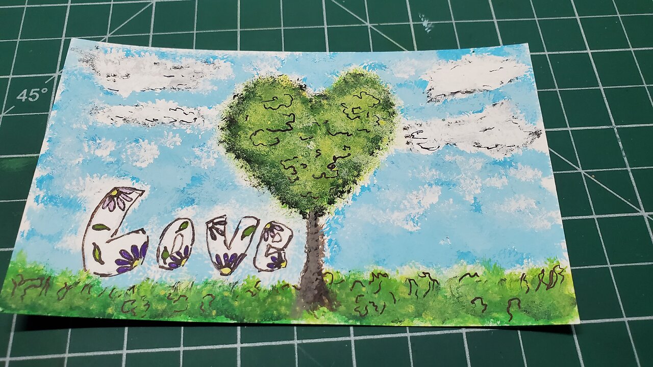 Index Card Art | Love | Thelisha Sketches & Colors