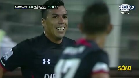 Gols Colo Colo 2 x 0 Atlético MG Libertadores 18 02 2015 1