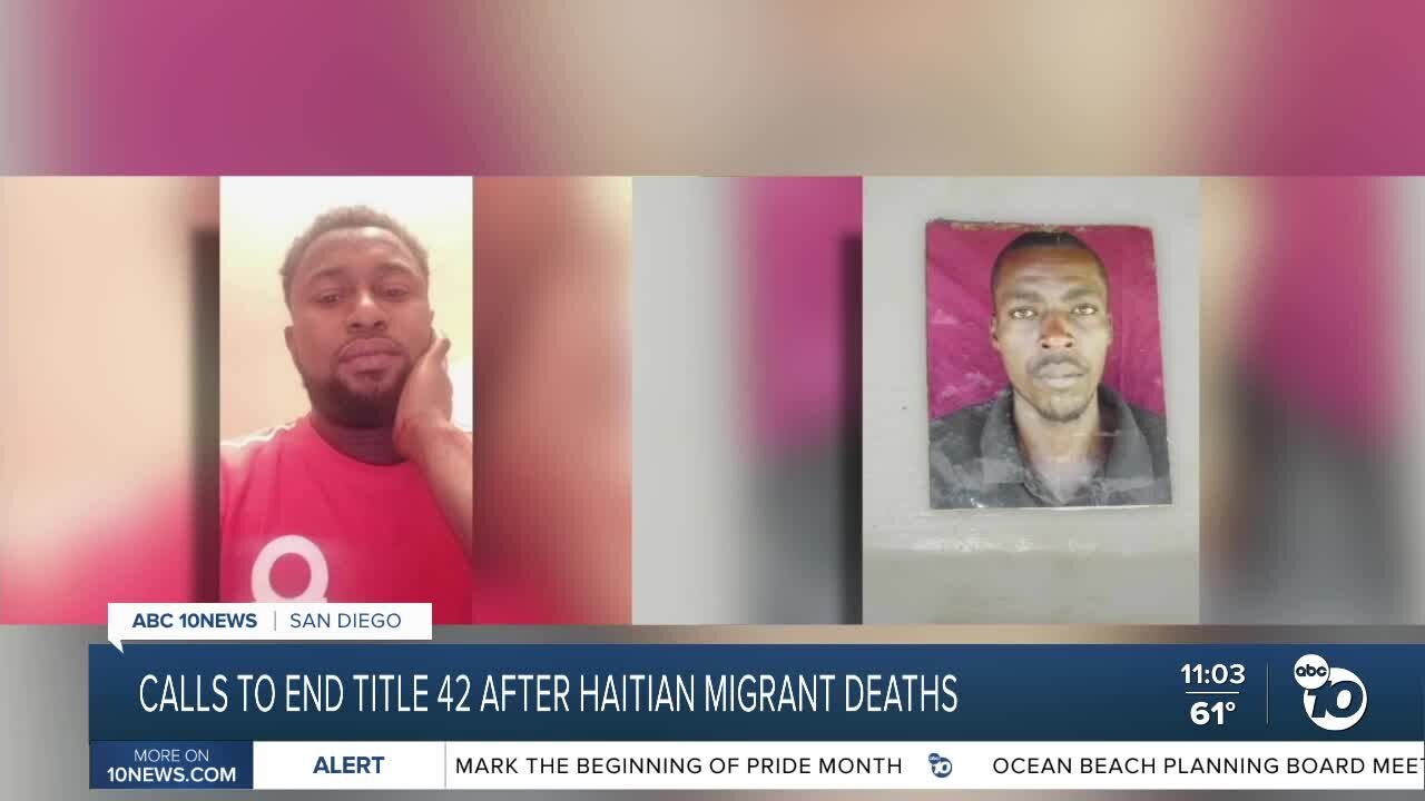 Renewed calls to end Title 42 after Haitian migrant deaths in Tijuana