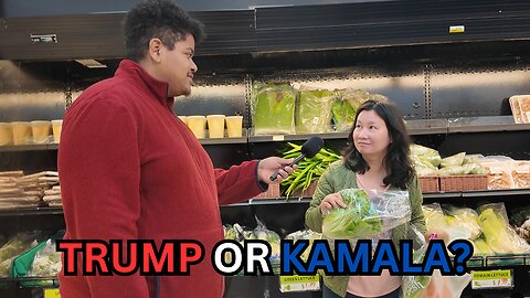 Asking people in Maryland who they're voting for...