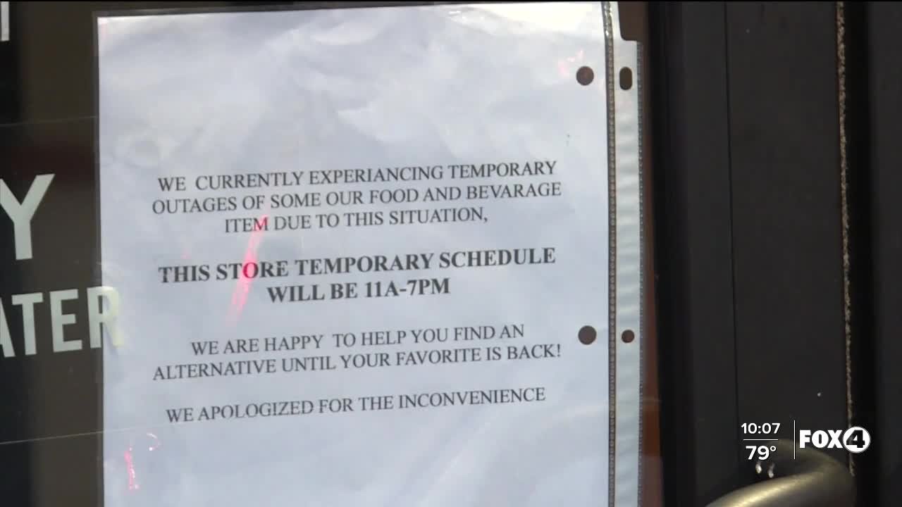 A local restaurant is changing it's hours because of a COVID-19 out break