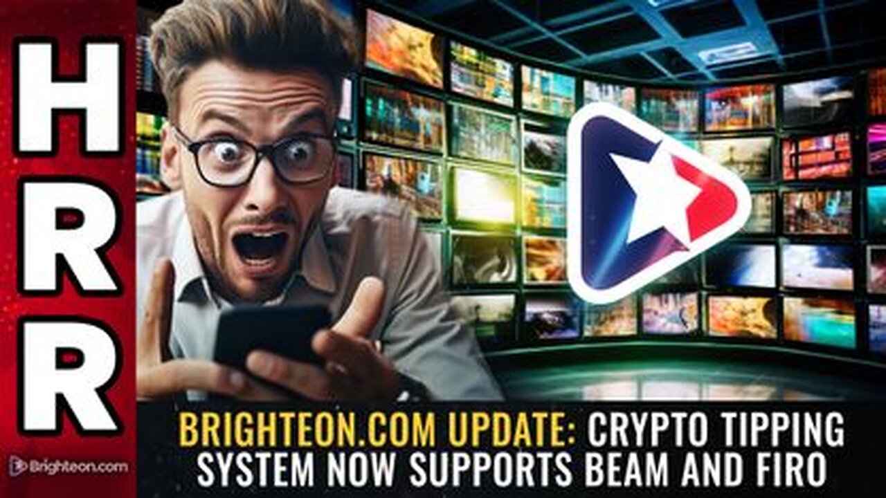 Brighteon.com update Crypto tipping system now supports BEAM and FIRO