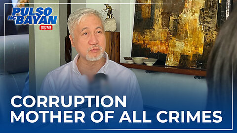 Corruption, mother of all crimes —VACC Pres. Boy Evangelista