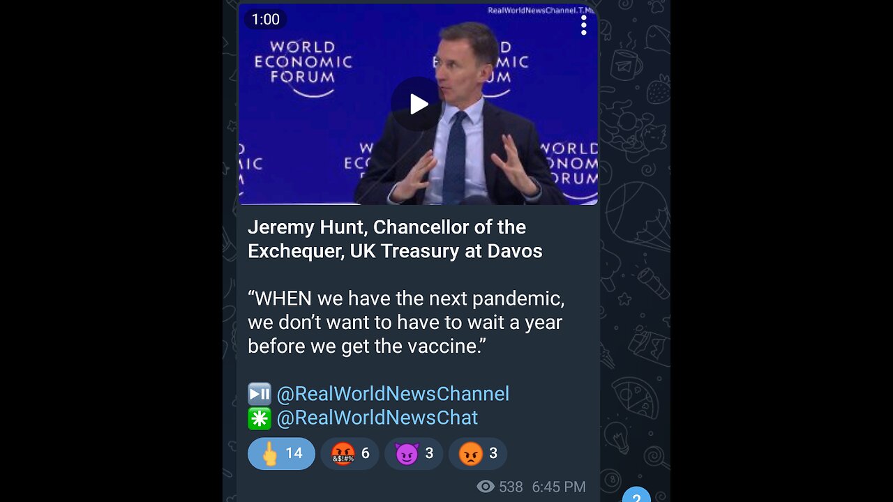 News Shorts: Jeremy Hunt and Jabs
