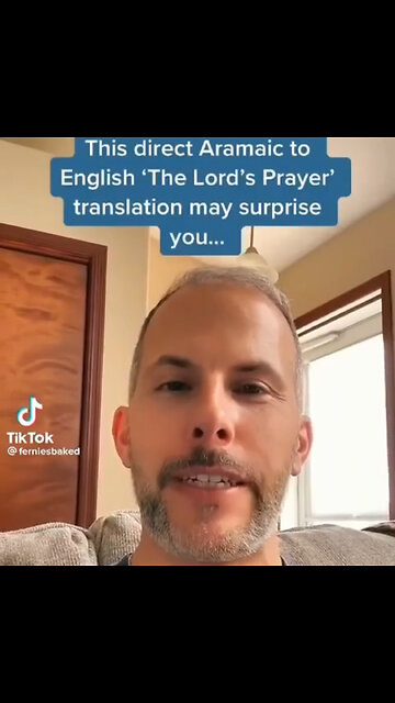 Pai Nosso traduzido direto do Aramaico para o Inglês