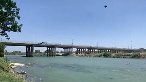 Imágenes del río Bravo a su nivel más bajo en los últimos diez años en Piedras Negras (Junio 2022)