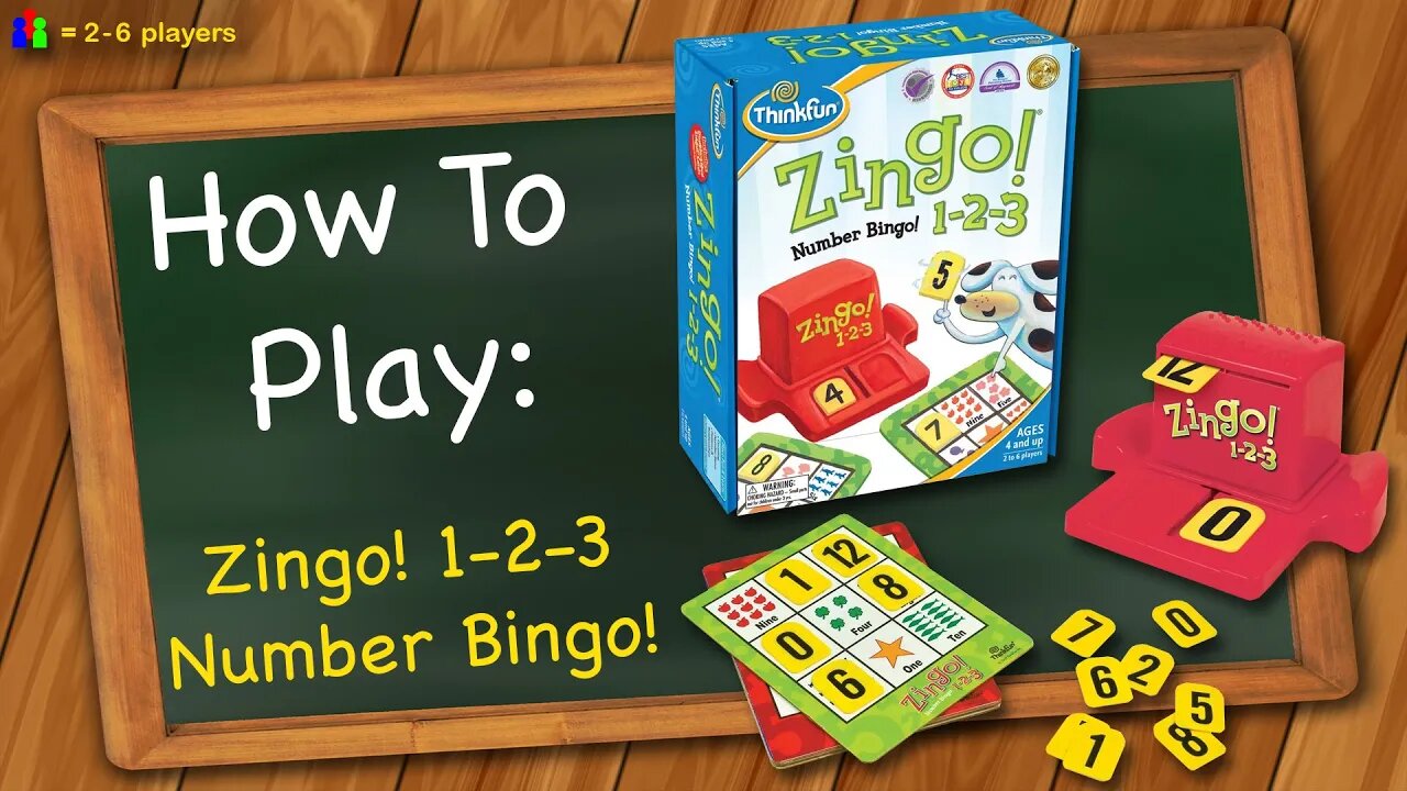 How to play Zingo! 1-2-3 Number Bingo!