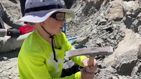 Colorado boy's wish to go on a dinosaur dig comes true in Montana