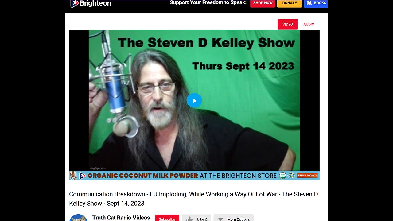 @StevenDKelley, Ukraine & NATOS´s Drug, Human Trafficking Cartel / Communication Breakdown - EU Imploding, While Working a Way Out of War - The Steven D Kelley Show - Sept 14, 2023