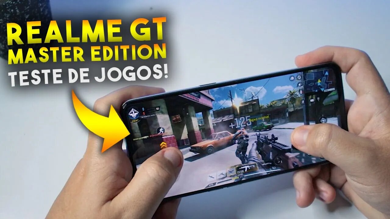 Realme GT Master Edition - Teste de JOGOS! COD Mobile, Asphalt 9 e Free Fire será que roda liso?