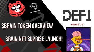 Brainiac Finance Tokenomics Overview | Surprise NFT launch!