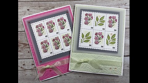 Faux Postage Technique with Cottage Rose - 09/05/22