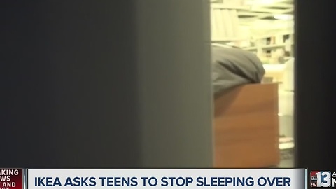 IKEA wants teens to stop sleeping over in their stores illegally