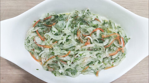 ONION SALAD WITHOUT ACIDITY!!!