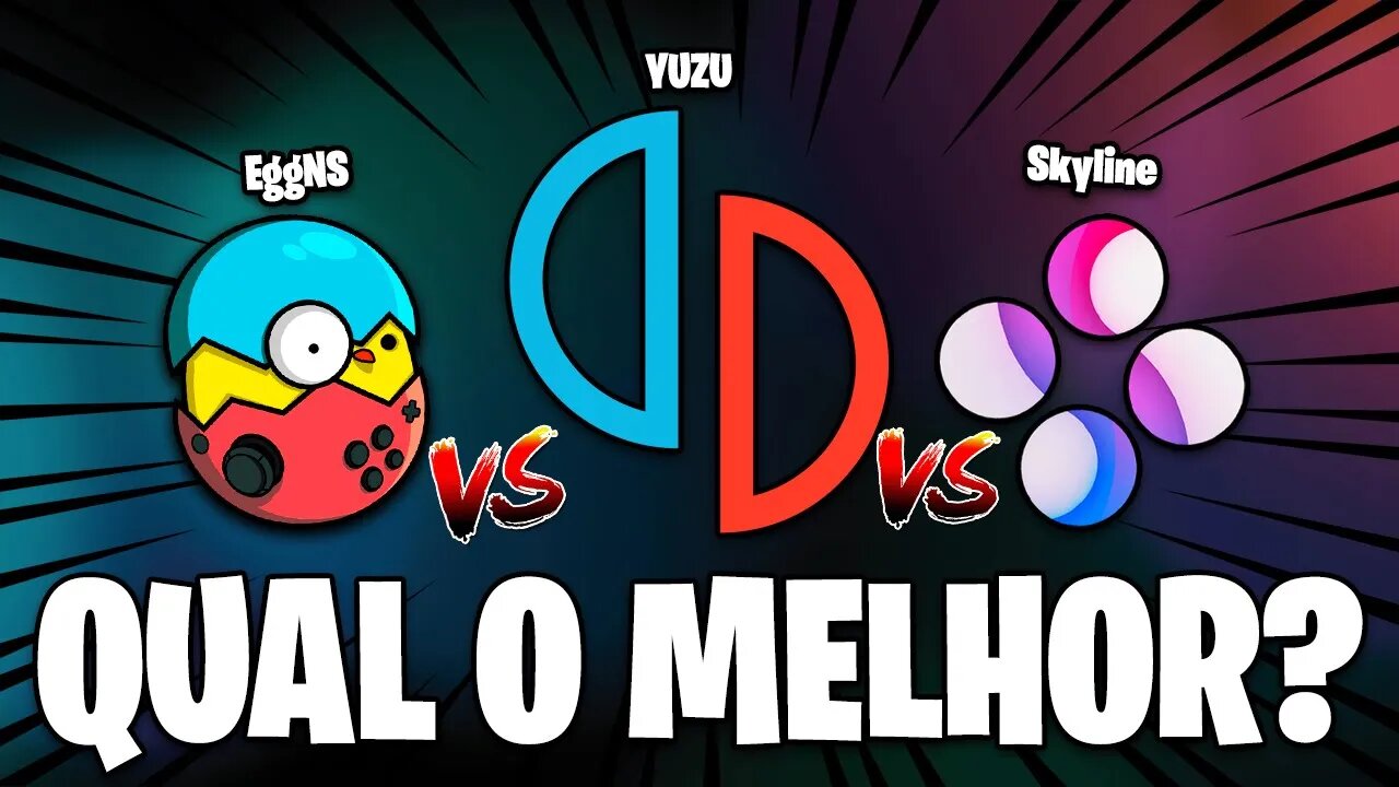 QUAL O MELHOR MUMU DE SWITCH PARA ANDROID? | EggNS vs Yuzu vs Skyline