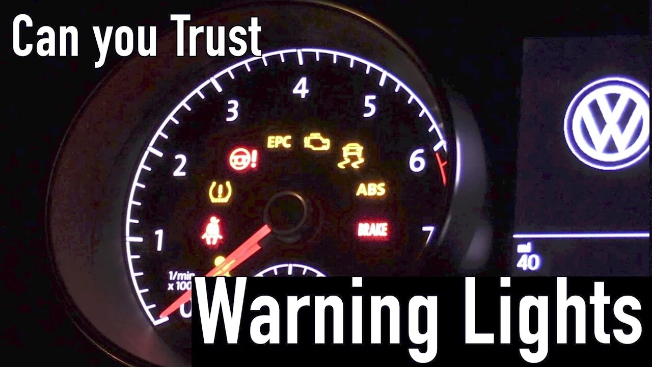 Can You Trust a Cars Warning Lights?