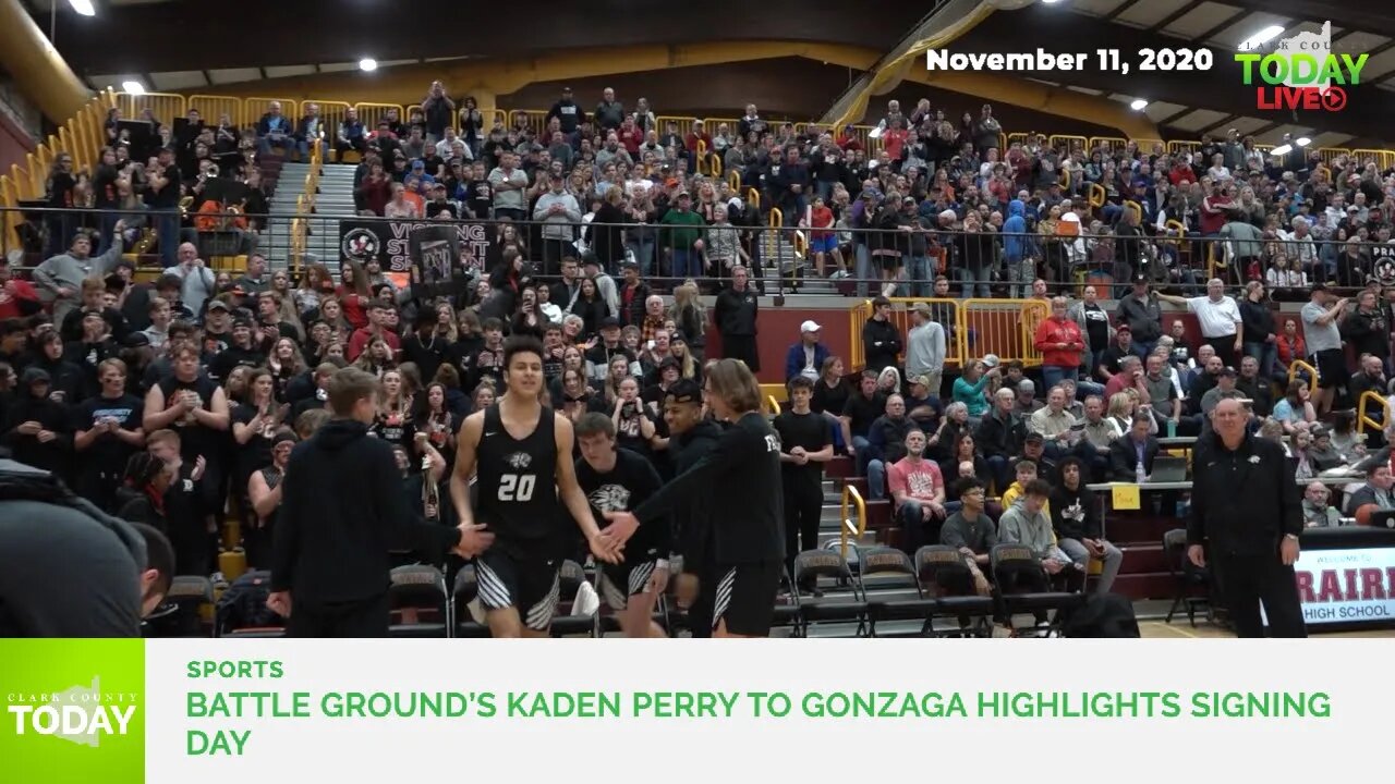 Battle Ground’s Kaden Perry to Gonzaga highlights Signing Day