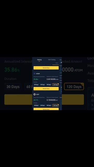 ATOM BINANCE EARN STAKING CRYPTO PASSIVE INCOME #staking #atom #stakingrewards #binanceearn #altcoin