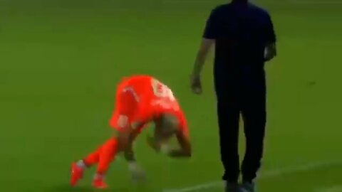 Another Collapsing Football Player