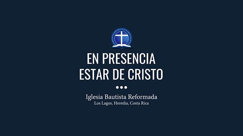 En presencia estar de Cristo