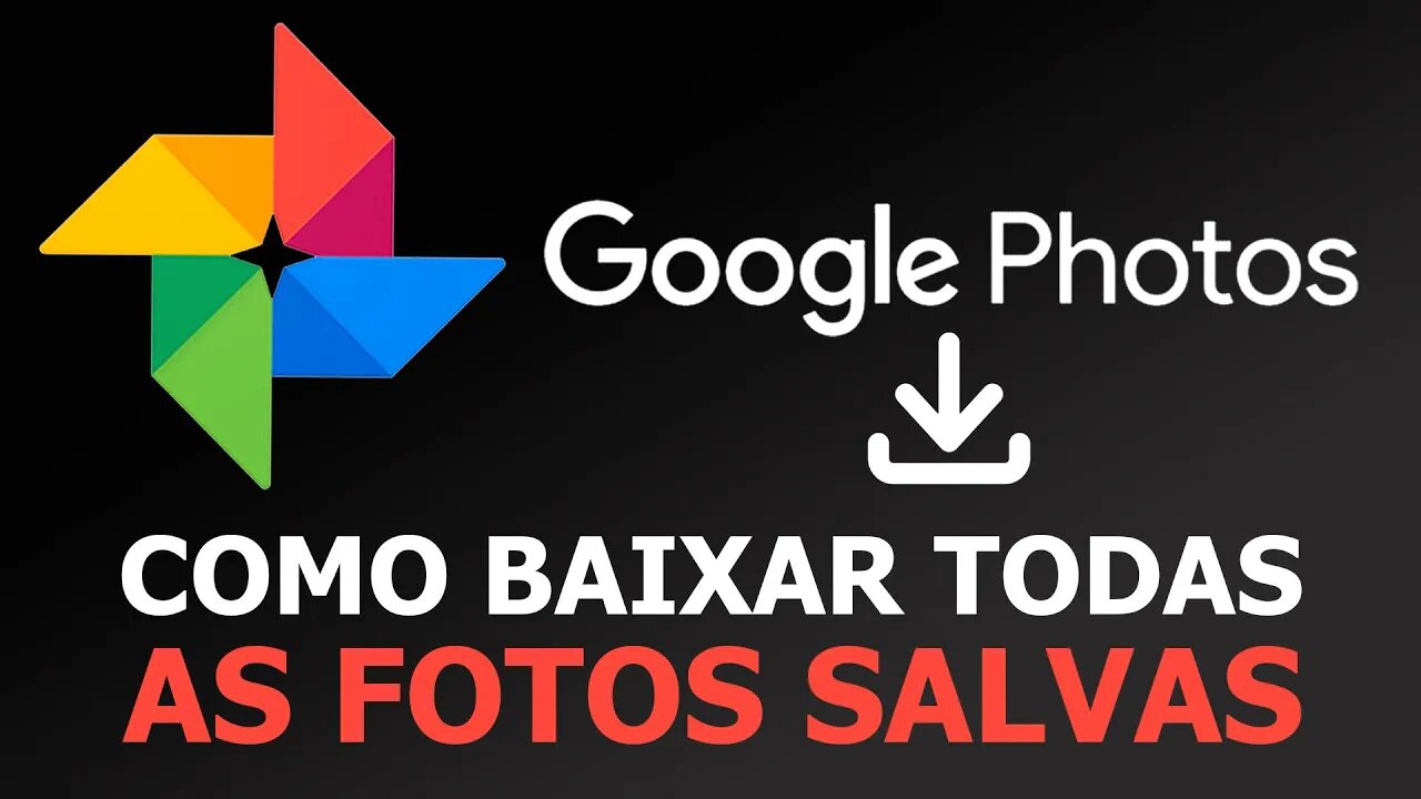 Como BAIXAR todas as suas IMAGENS do GOOGLE PHOTOS