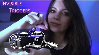 ASMR - 5 triggers invisíveis em 5 minutos (invisible triggers)
