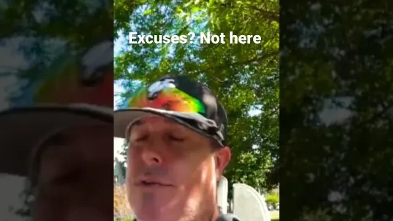 We don’t have time for excuses!