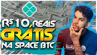 Space BTC pagando R$10 no cadastro