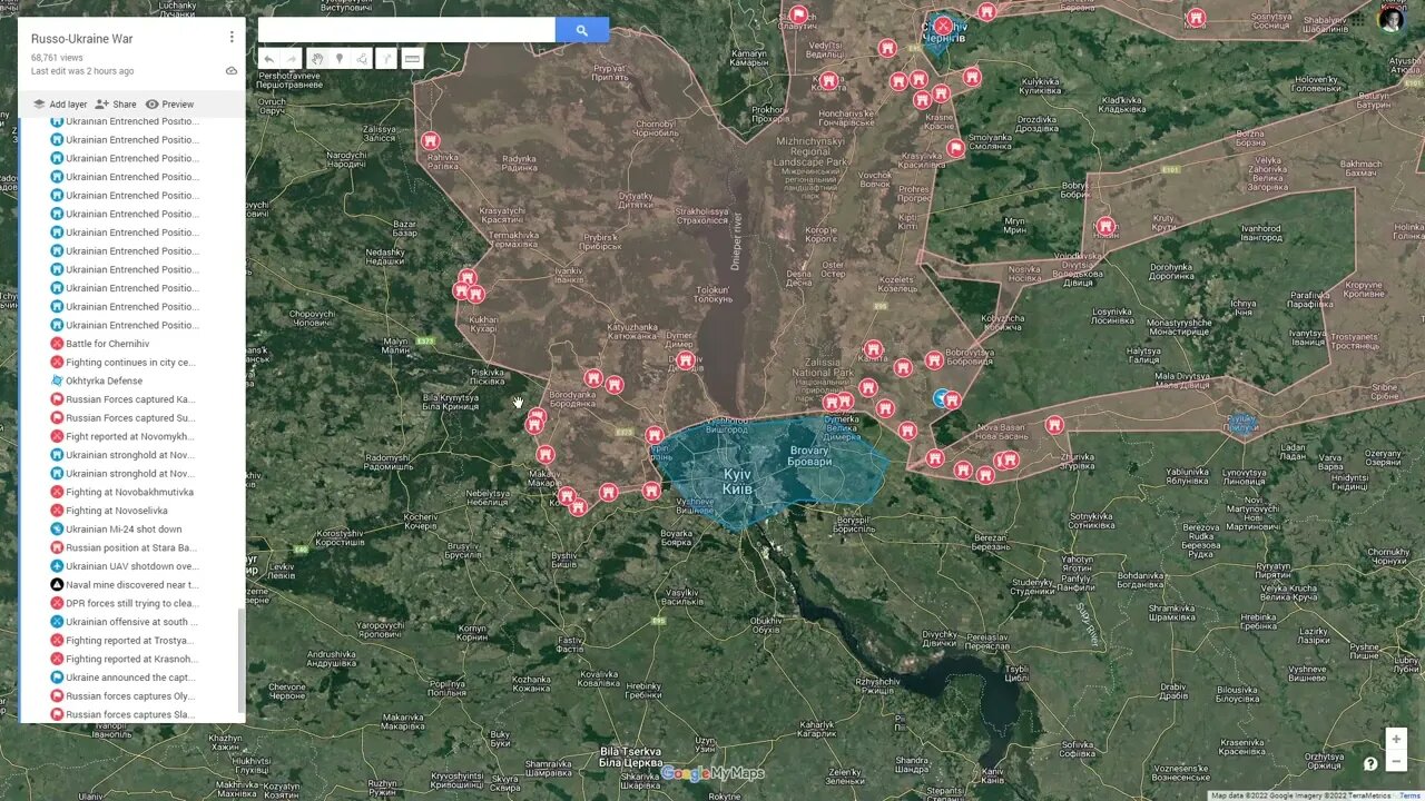 [ Ukraine SITREP ] Day 31 Summary - Mines drifted to Bosphorus; Russian forces capture Kamyanka