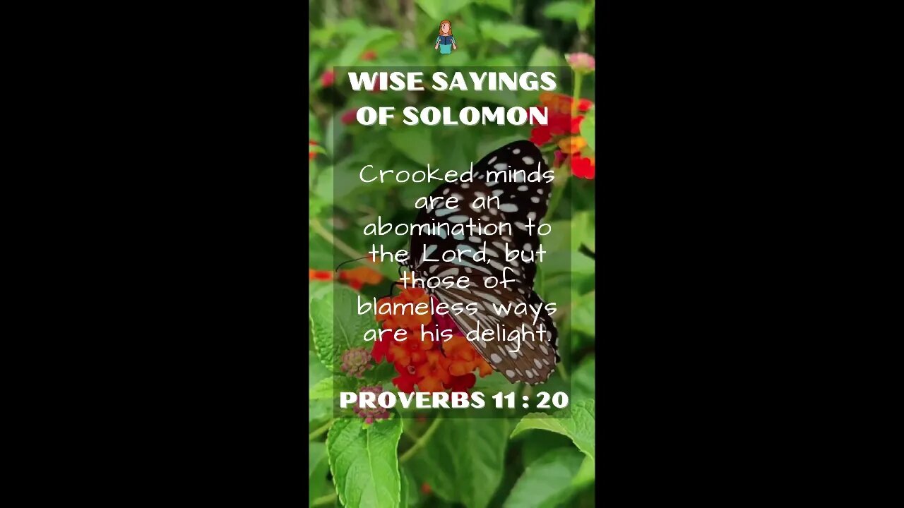 Proverbs 11:20 | Wise Sayings of Solomon