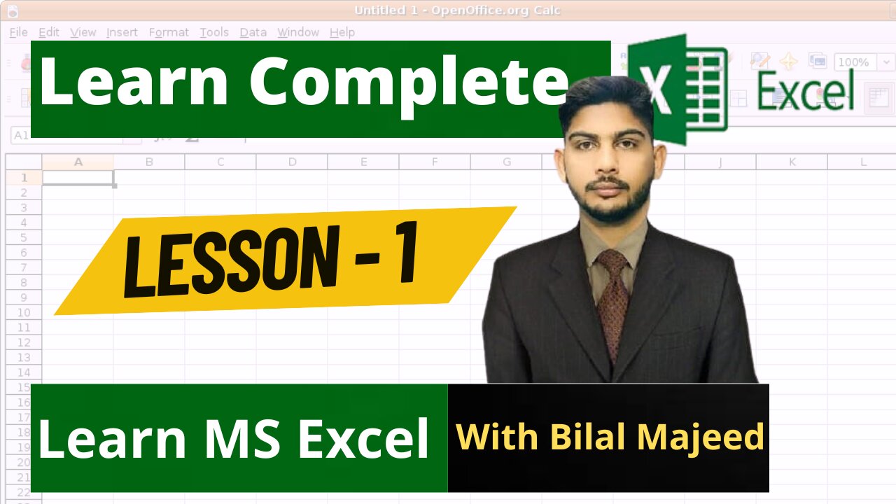 Microsoft Excel Course #class 1 Learn MS Excel Complete Practical #excel #microsoft #exceltips