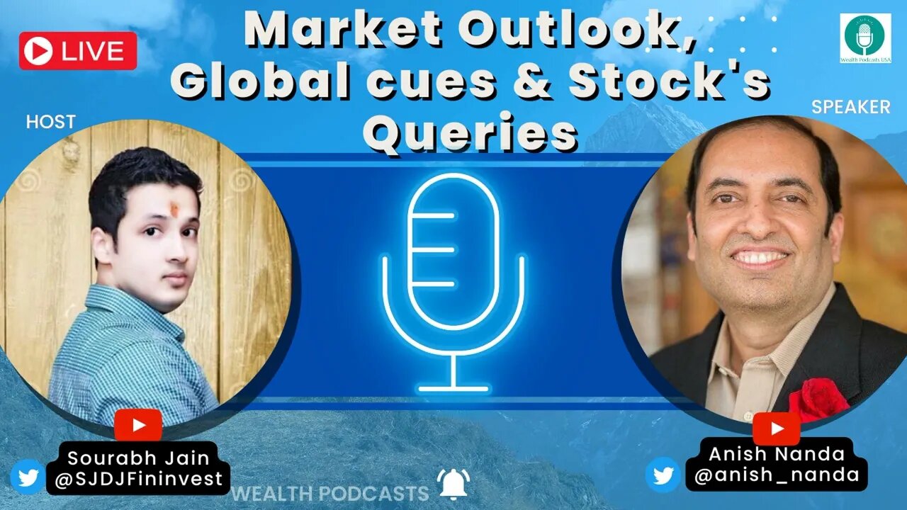 Market Outlook, Global cues & Stock's Queries | Wealth Podcasts