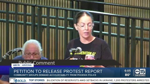 Petition aims to release protest report