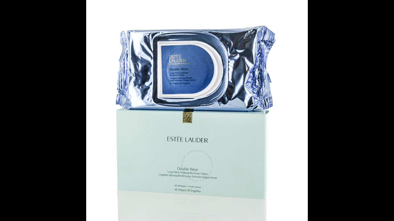 Estee lauder Double Wear Long-Wear Makeup Remover Wipes, 1 Pack, 45 Wipes